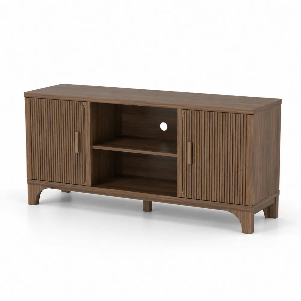 TV-Schrank Rechteckig Walnuss Holz 150x45x60cm